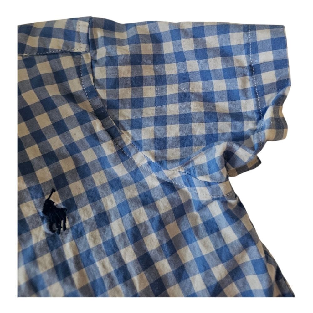 RALPH LAUREN Checkered Button Down Shirt - 18 Months - Picture 4 of 6